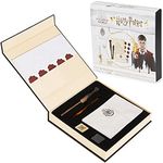 Harry Potter Hogwarts Letter Paper Set, Complete Stationery Set with Calligraphy Pen, Note Pad, Envelopes, Seal Stickers, Child Stamp and Magic Pen Invisible Ink