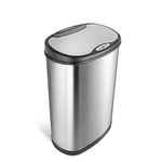 Nine Stars (NINAJ) DZT-50-13 50 Litre/13.2 gal Stainless Steel Motion Sensor Trash Can, Black