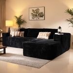 106" Cloud Sectional Couch with Cha