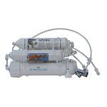 Countertop Portable Universal 5-Stage Reverse Osmosis RO Purification Water System with 100 GPD RO Membrane, DI Deionizing Mixed Bed (Close to 0 PPM) postfilter, Dual Connection. Build in USA