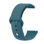 Evyune® Silicone Sport Strap for Fitbit Versa 1/Versa Lite/Versa 2/Versa Special Edition (Watch Not Included) (Small, Cyan Rock Blue)