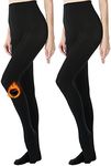 Yilanmy 2 Pairs Fleece Lined Tights
