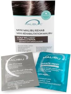 Malibu C Mini Malibu Rehab Scalp Wellness - Contains 2 Hair Remedy Packets - Vitamin Infused Deep Conditioner for Hair Health - Scalp Rejuvenating Hair Care