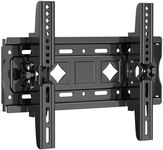 SJBRWN Tilt TV Wall Mount for Most 37-65 inch Flat Curved Screen TVs Monior max VESA to 400x400mm Load Capacity 110lbs Adjustable Angle 15 ° tilt up and Down Universal Wall Mount TV Bracket