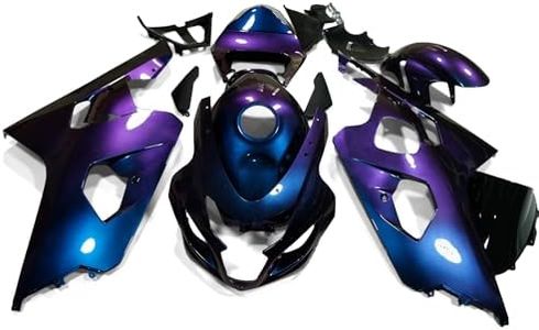 Motorcycle Fairing Kit Purple ABS Plastic Bodywork fits for Suzuki GSXR 600/750 2004 2005 Fairings Set (Pieces/kit: 24)