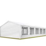 TOOLPORT Marquee Garden Tent 5x10 m Gazebo approx. 180 g/m² PE tarpaulin 100% waterproof white