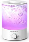 MEGAWISE 3.5L Cool Mist Humidifier with Top Refill, Large Capacity, Easy Safe and Convenient for Your Home