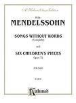 Mendelssohn Songs Without Words (Co