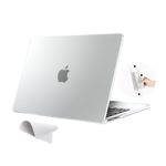 eleger Non-Rigid Case Compatible with MacBook Pro 13 inch M2 M1 A2338 A2251 A2289 A2159 A1989 A1706, 2022-2017 Release, Anti-Cracking Shell Cover, Matte Clear