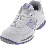 New Balance Women's 806 V1 Tennis Shoe, White, 7 Wide