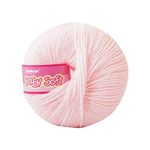 Vardhman Baby Soft Wool Knitting Yarn- Perfect for Kids Crochet Projects & Babywear. Ideal for making blankets, ponchos, mufflers, caps etc multi-purpose, softness comfort for kids (6pc, 150g, BBL001)