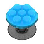 PopSockets Plant-Based Phone Grip with Expanding Kickstand, Eco-Friendly PopSockets for Phone - Translucent Popper Electric Blue