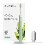 SURI 1.0 Sonic Electric Toothbrush | 1 Month+ Battery | UK’s No.1 Rated | Electric Toothbrush Adults | Travel Tooth Brush | Sonic Toothbrushes | Green
