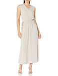 Calvin Klein Women's Cd2a2p7w-khw-4 Casual Night Out Dress, Khaki and White, 8