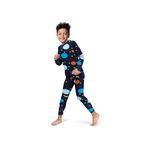 Rocky Thermal Underwear For Boys (Long Johns Thermal Set) Shirt & Pants, Base Layer w/Leggings/Bottoms Ski/Extreme Cold (Space - Small)