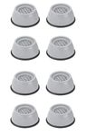 EARTHHEVEN Washer Dryer Anti Vibration Pads with Suction Cup Feet, Fridge Washing Machine Leveling Feet Anti Walk Pads Shock Absorber Furniture Lifting Base(4 Piece). (2)