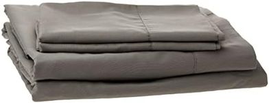 Dreamfields 2000TC Cooling Bamboo Sheet Set, Queen, Grey