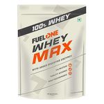 FUELONE Whey Max (Chocolate, 1kg / 2.2lbs) | Whey Protein Concentrate & Whey Protein Isolate | 27g Protein