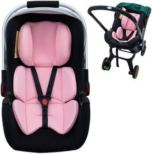 Infant Car Seat Insert, Ultra-Thick Carseat Head Support for Infant, Breathable Baby Car Seat Head & Body Support Compatible with Stroller, Universal Baby Car Seat Cushion with Filled Sponge
