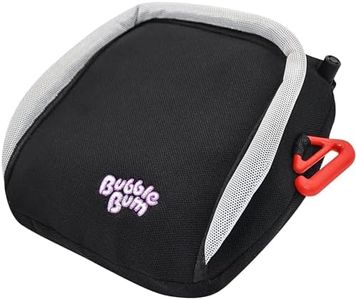 bubblebum Inflatable Backless Booster Car Seat, Portable Travel Booster Seat, Booster Seats for Cars 40-100 lbs, Kids & Child 4-10 years old - Black