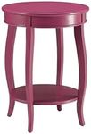 ACME Furniture End-Table, Wood, Red