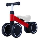 Bodaon Baby Balance Bike for 1 Year Old, Boy Toy Ride on Baby Bike Toddler, Best First Birthday Gift for Girl, Red