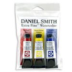 DANIEL SMITH Extra Fine Primary Watercolor Set, 3 Tubes, 15ml