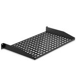 1U Server Rack Shelf, Universal Device Server Rack Mounting Tray