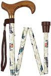 Charles Buyers Deluxe Folding Walking Stick - British Birds