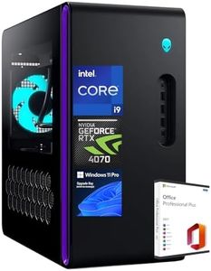 Alienware Aurora-R16 Gaming Desktop - Intel 24-core i9-13900F, RTX 4070, 64GB DDR5 RAM, 4TB SSD, Wi-Fi 6E, Bluetooth, 12 USB Ports, Windows 11 Pro, with Microsoft Office Lifetime License