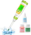 GISNPA Digital pH Meter for Food, 0.01 Resolution High Accuracy Food pH Tester with Backlit LCD Display and ATC for Meat, Bread, Canning, Brewing, Cheese, Solid Sampling, Soft Soil and Water
