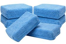 Viking Car Care Viking Car Care 449201 Rectangular Microfiber Applicator Pads, 6 Pack