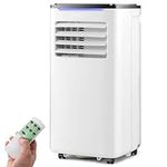 DORTALA Portable Air Conditioner 8000 BTU, 3 in 1 AC Cooling Unit with Cool, Fan, Dry & Sleep Mode, Window Kit Included, Standing Air Conditioner for Home, Apartment, Cools Rooms up to 250 Sq.Ft