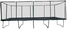 Happy Trampoline Pro Rectangle Trampoline 13x23 with Net Enclosure for Backyard Heavy Duty 750lbs Jumping Capacity - Commercial Grade Outdoor