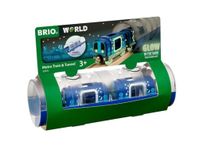 BRIO World Glow in the Dark Metro Train & Tunnel for Kids Age 3 Years Up - Compatible with all BRIO Railway Sets & Accessories