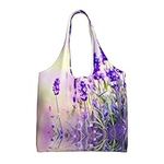 Cute Canvas Tote Bag With Handles, 