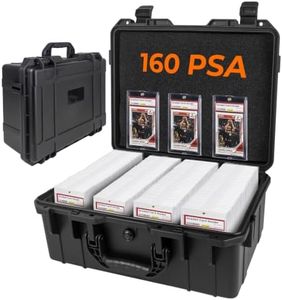 Brarvagur Graded Card Case, Slab Case Holds 160 PSA Slabs, Premium Trading Card Storage Box Compatible with PSA/BGS/SGC Graded Slabs