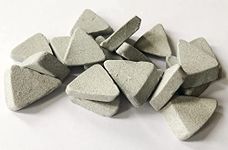 Ceramic Triangle Tumbling Media - 3/8" x 7/8" Size (15lbs)