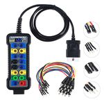 luumeiy OBD2 Breakout Box Powerful OBDII Protocol Detector, 16 Pin Automotive CAN Breakout Box with 4mm Banana Jump Wire OBD2 Test Tool for Communication/Power/Ground Detector