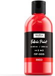 Nicpro Red Fabric Paint, 8.45 oz (2