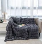 SUMSOFT Luxury Faux Fur Throw Blank