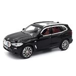 New 1:24 X5 Alloy Car Model Simulation Sound and Light Pull Back Diecasts & Toy Vehicles SUV Car Boys Collection Decoration Gift (Black)…