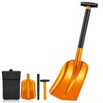 oumuik snow shovel,spade， detachable, collapsible, sturdy, easy to carry，dimensions 40L x 30W x 7.5H centimetres