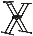 Roland Ks-20X Keyboard Stand, Heavy-Duty Double-Braced X Stand for All Types of Keyboards