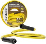 Wurzberge Garden Hose 5ft x 5/8"，LIGHTWEIGHT Water Hose Heavy Duty，Flexible Max，Hybrid Garden Hose Burst 450PSI with Swivel Grip Handle，NO Kink-3/4 Inch Solid Alu Fittings for RV Garden Farm