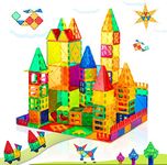 Chocozone Magnetic Blocks For Kids Educational Toys Magnetic Building Blocks Development & Activity Toys For 4+ Years Old Boys & Girls (100 Magnets)|Multicolor