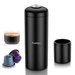 Eastsign Portable Espresso Machine - Manual Espresso Maker with Rich & Thick Crema,Pressure of 9-20bar, Mini Coffee Maker Compatible with NS Capsule, Portable Espresso Maker for Camping Office Home