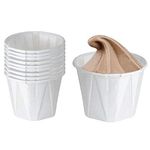 We Can Source It Ltd - 1oz (30ml) Paper Pots/ Ramkin Soufflé Cup Dry Waxed *Cased 5000 Jenpak Bulk Pack