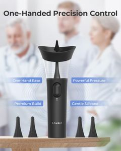 KAUGIC Ear Wax Removal Kit – Manual Ear Cleaner with Silicone Tip, Home Use