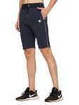 MARK LOUIIS Men's Gym Shorts (ML-BL Shorts_Melange Blue_XXX Large)